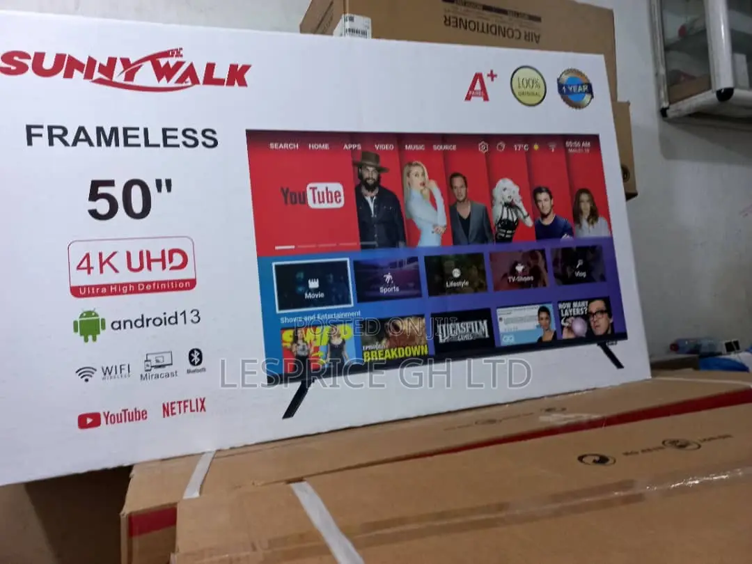 Excellent ~Sunny Walk 50” Android FHD Tv