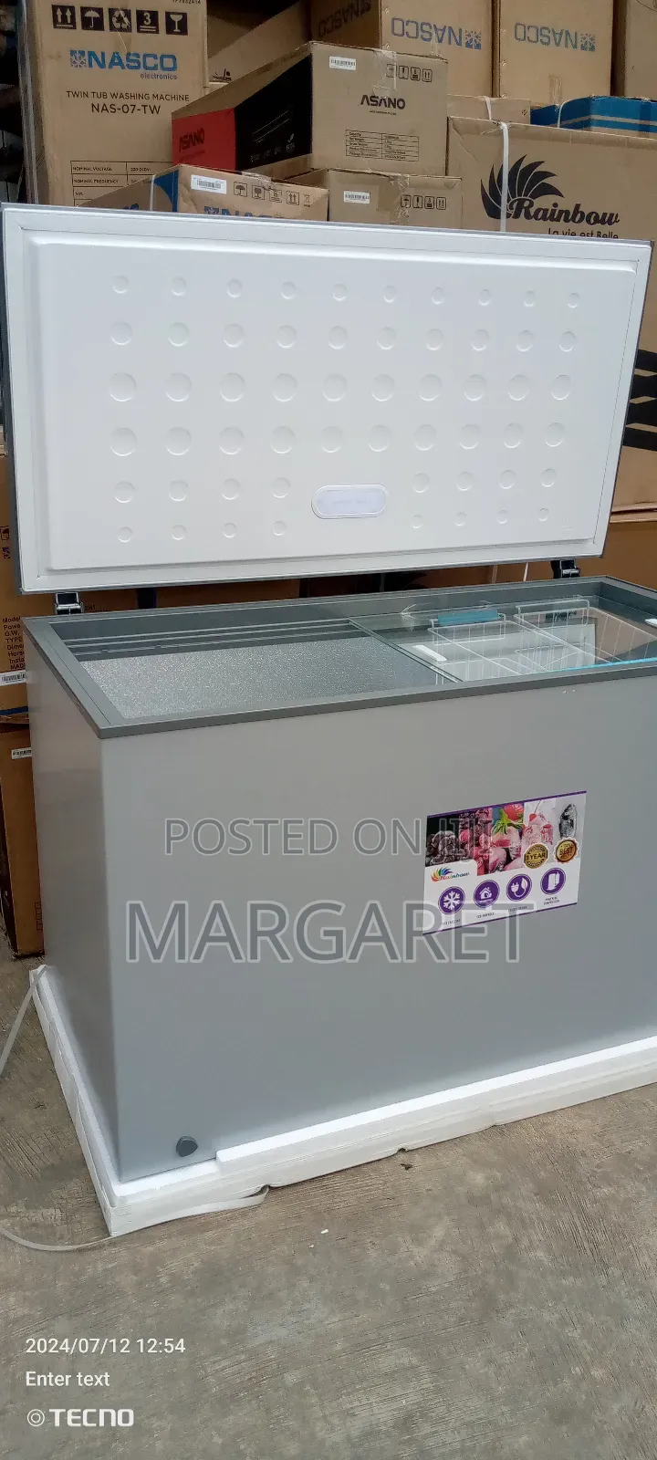 Rainbow 380 Littres Chest Freezer