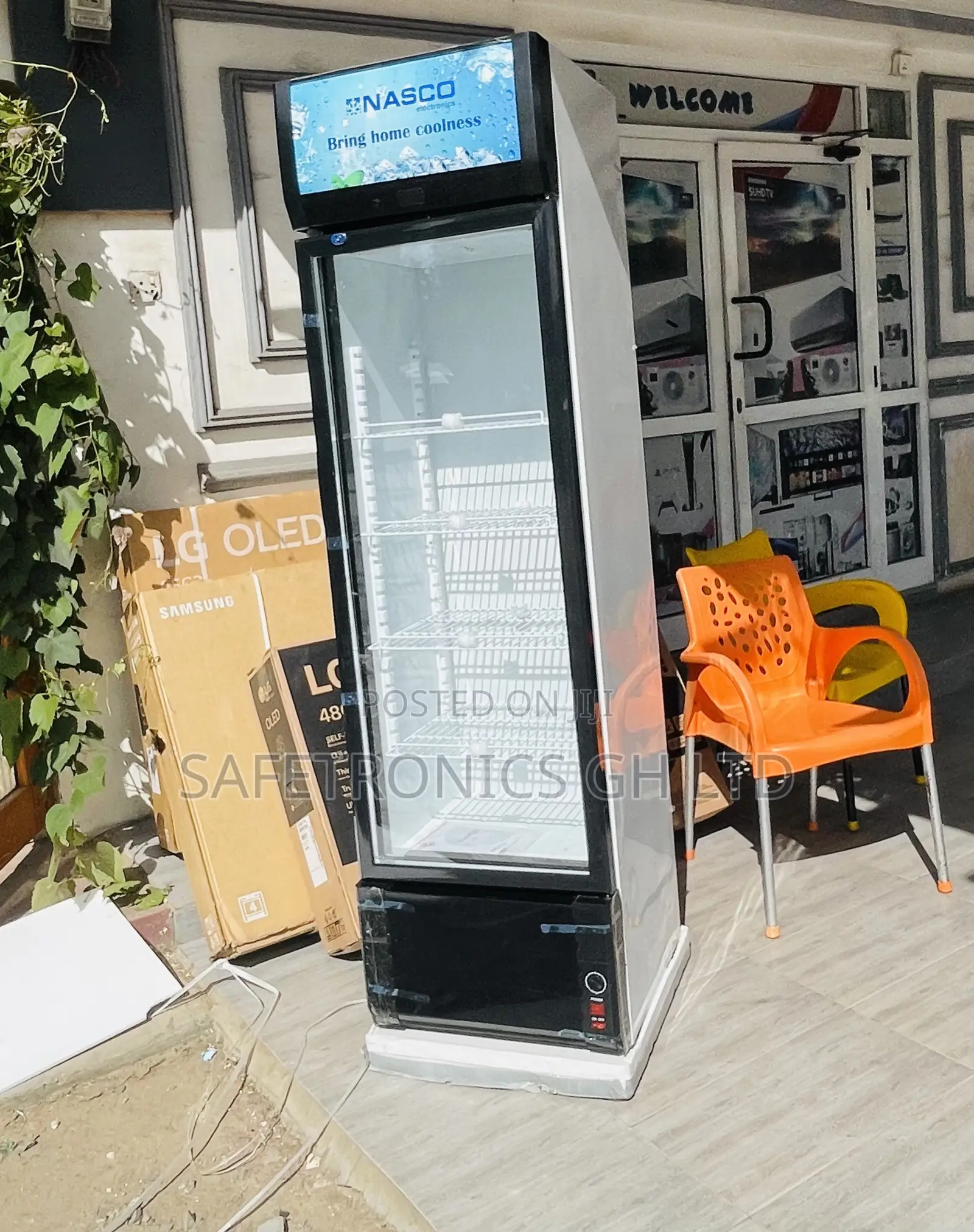  Authentic Glass Display Nas-Fl360-1dr Singledoor 