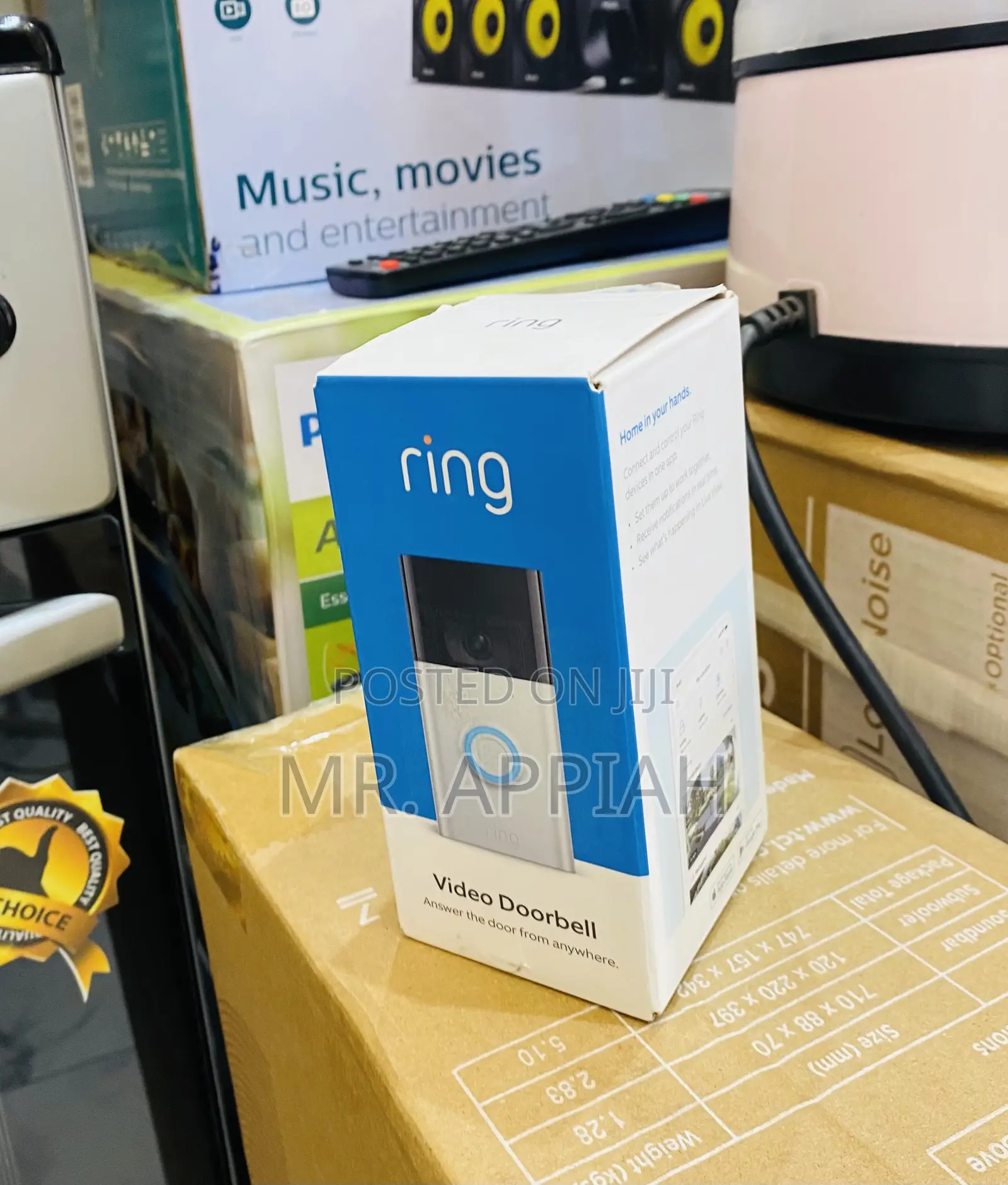 Purchase Quality Ring Video Door Bell Security Camera.