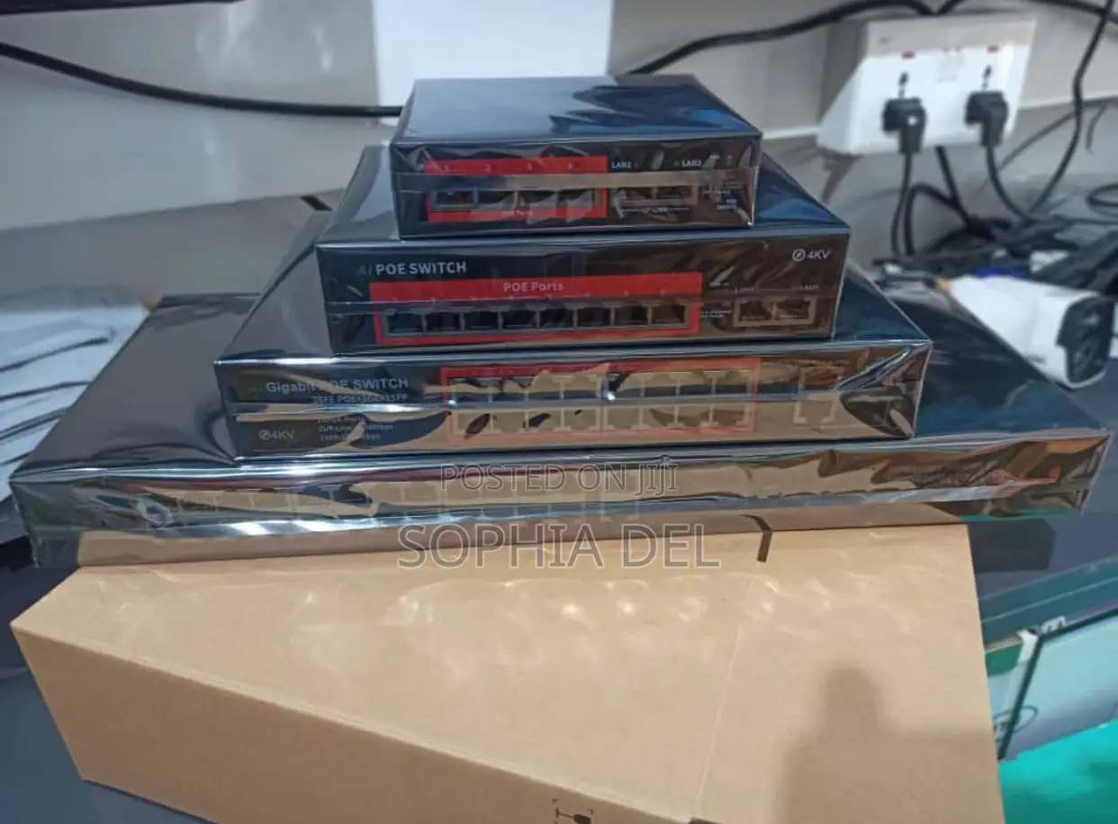 24 and Different Ports POE Switch Available