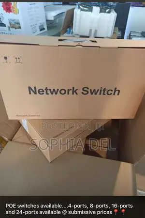 24 and Different Ports POE Switch Available