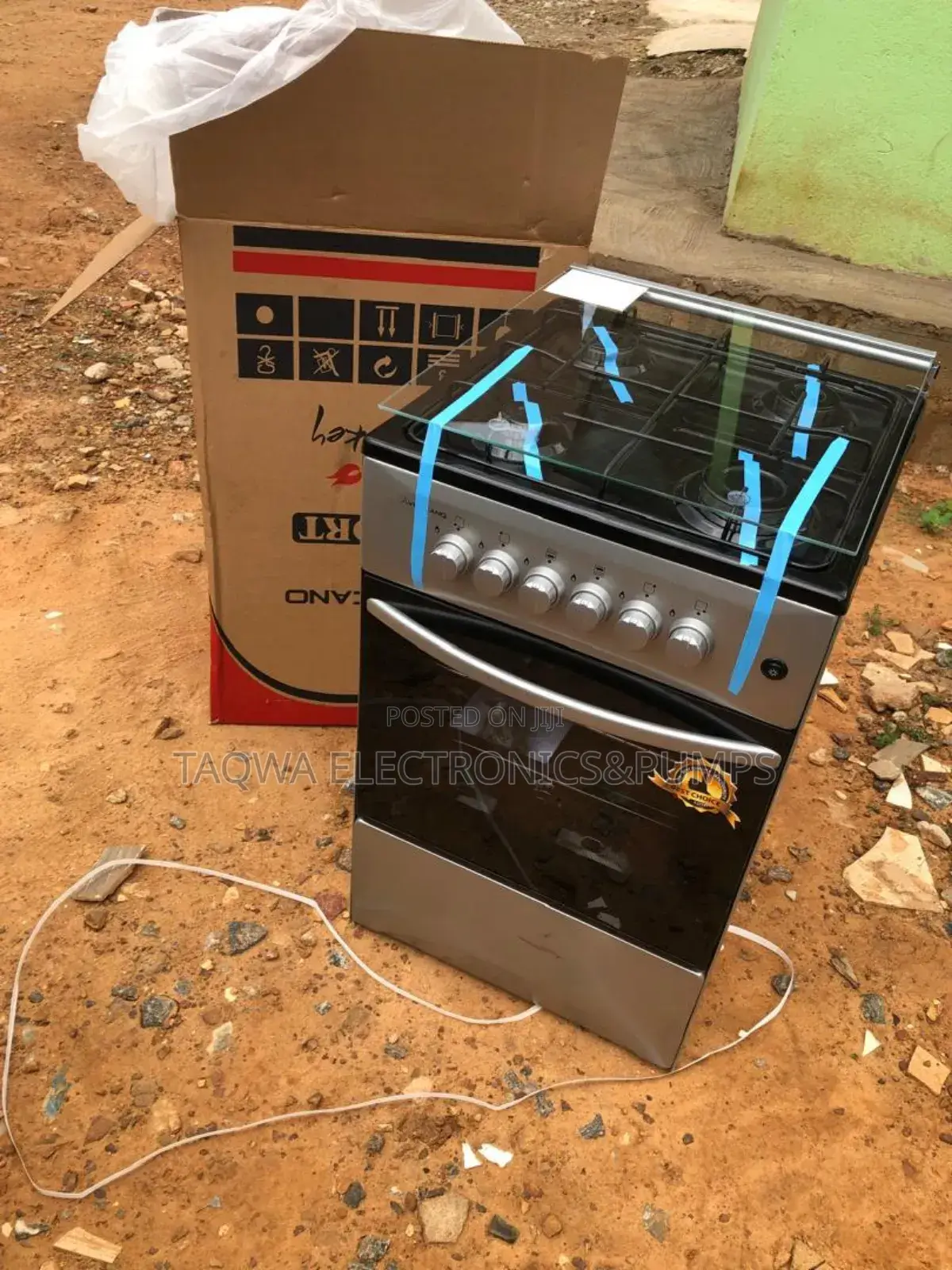 Correct 50x50 4 Burner Valcano Gas Cooker
