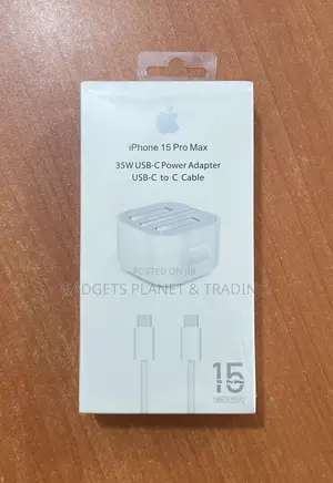 Apple iPhone 15 Series USB-C to USB-C Complete Charger - 35W
