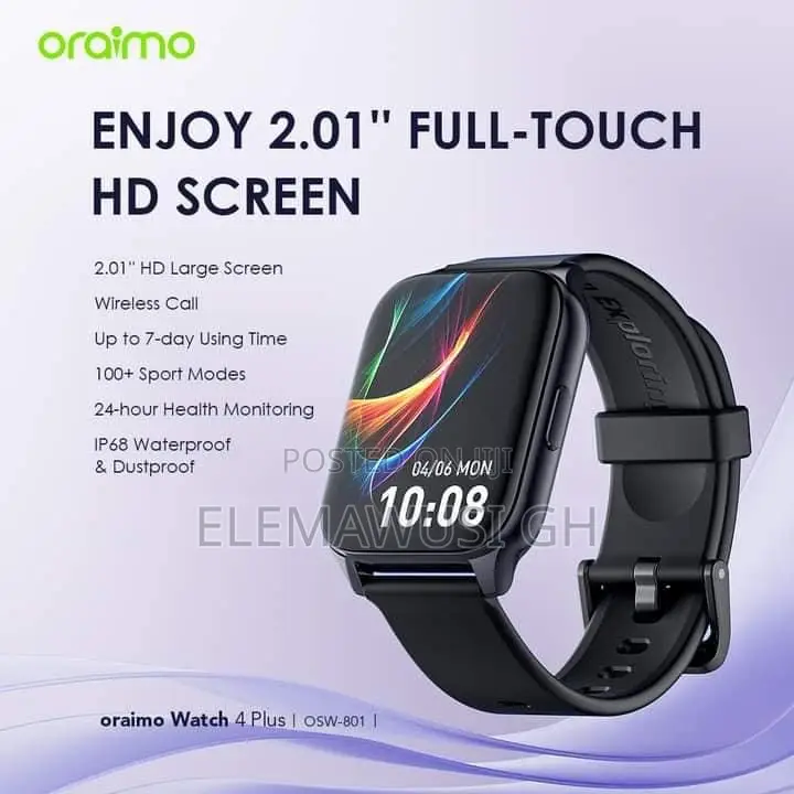 Oraimo Watch 4 Plus BT CALL (Promo)