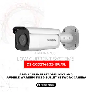 Hikvision 4mp Acusense Bullet Light Wifi Network Alarm Cam