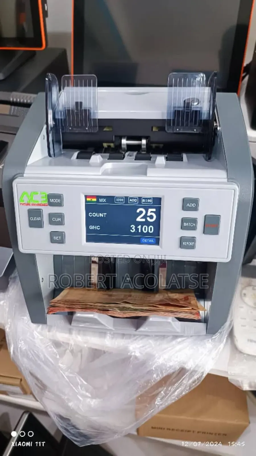 Mix Value Multy Currency Counting Machine