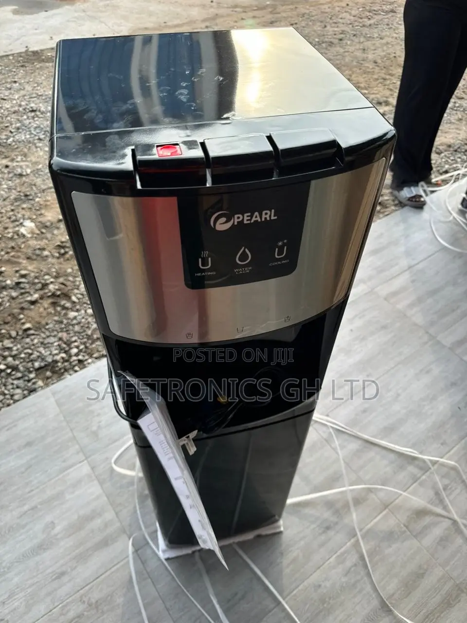 Original Pearl Water Dispenser PWD-3205 BDS (Black) Hot/Cold