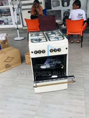 Unique Ricci 4 Gas 50by50 Oven/Grill (White) 