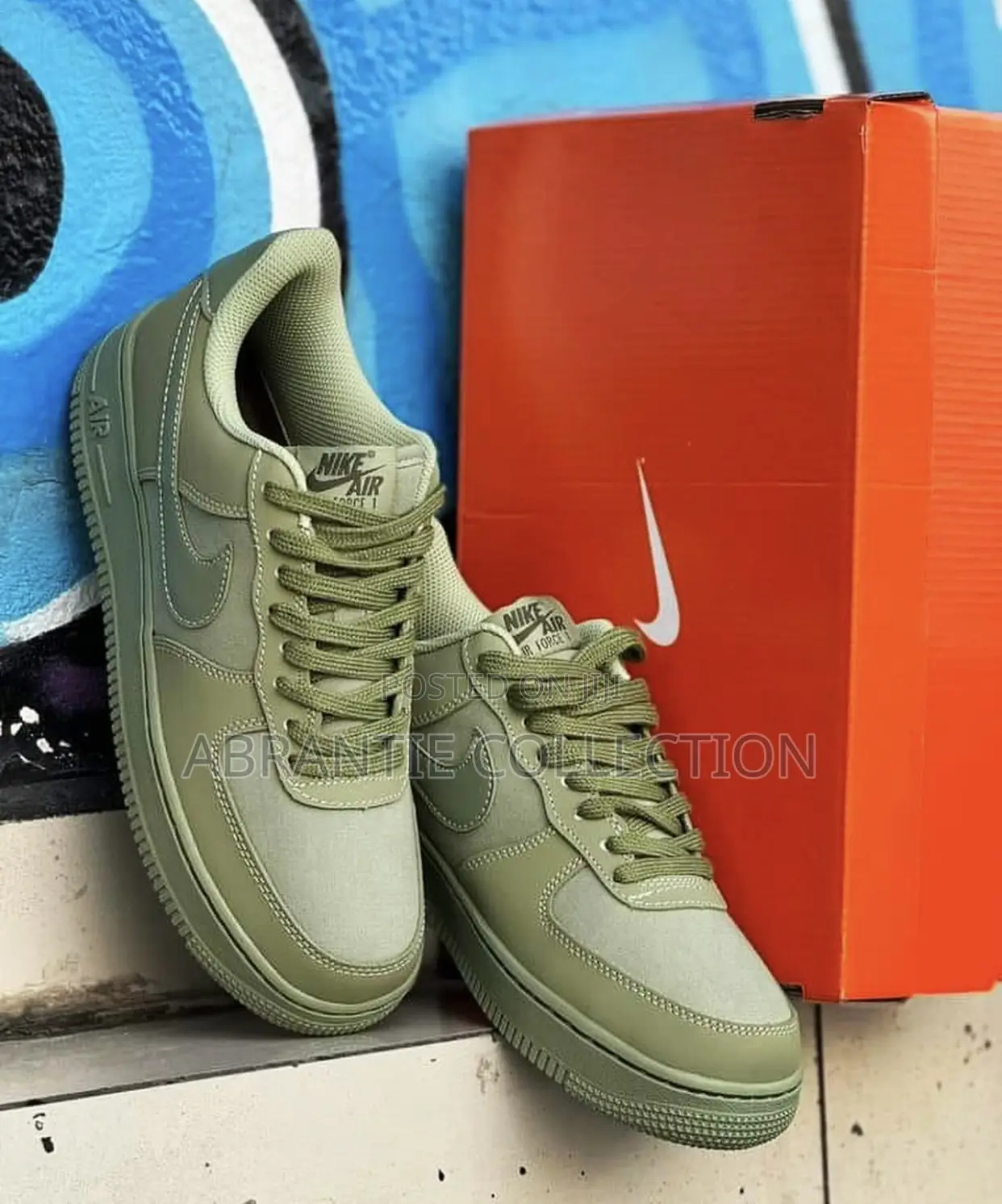 Nike Air Force 1 Premium Oil Green