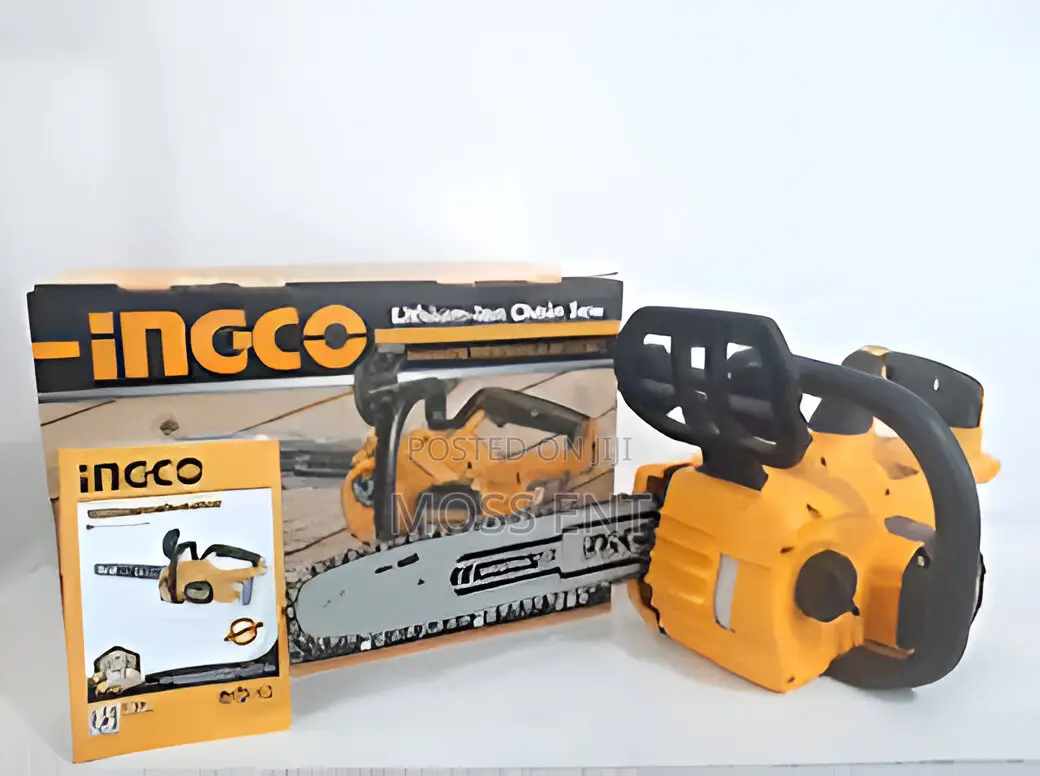 Ingco Cordless Chain Saw 20v 12" + Accessories - Cgsli20128