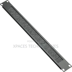 19'' 1U Rack Mount Brush Plate, Rack Cable Management