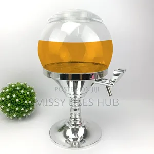 Spherical Drinks Dispenser With Ice Chamber