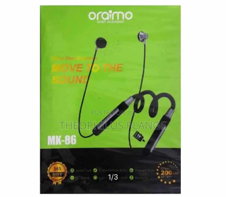 Oraimo Neck Band Earpiece/ Bluetooth Headphones