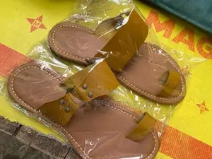 Goldish Yellow Ladies Slippers