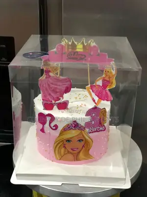 6inches 2layers Barbie Cake