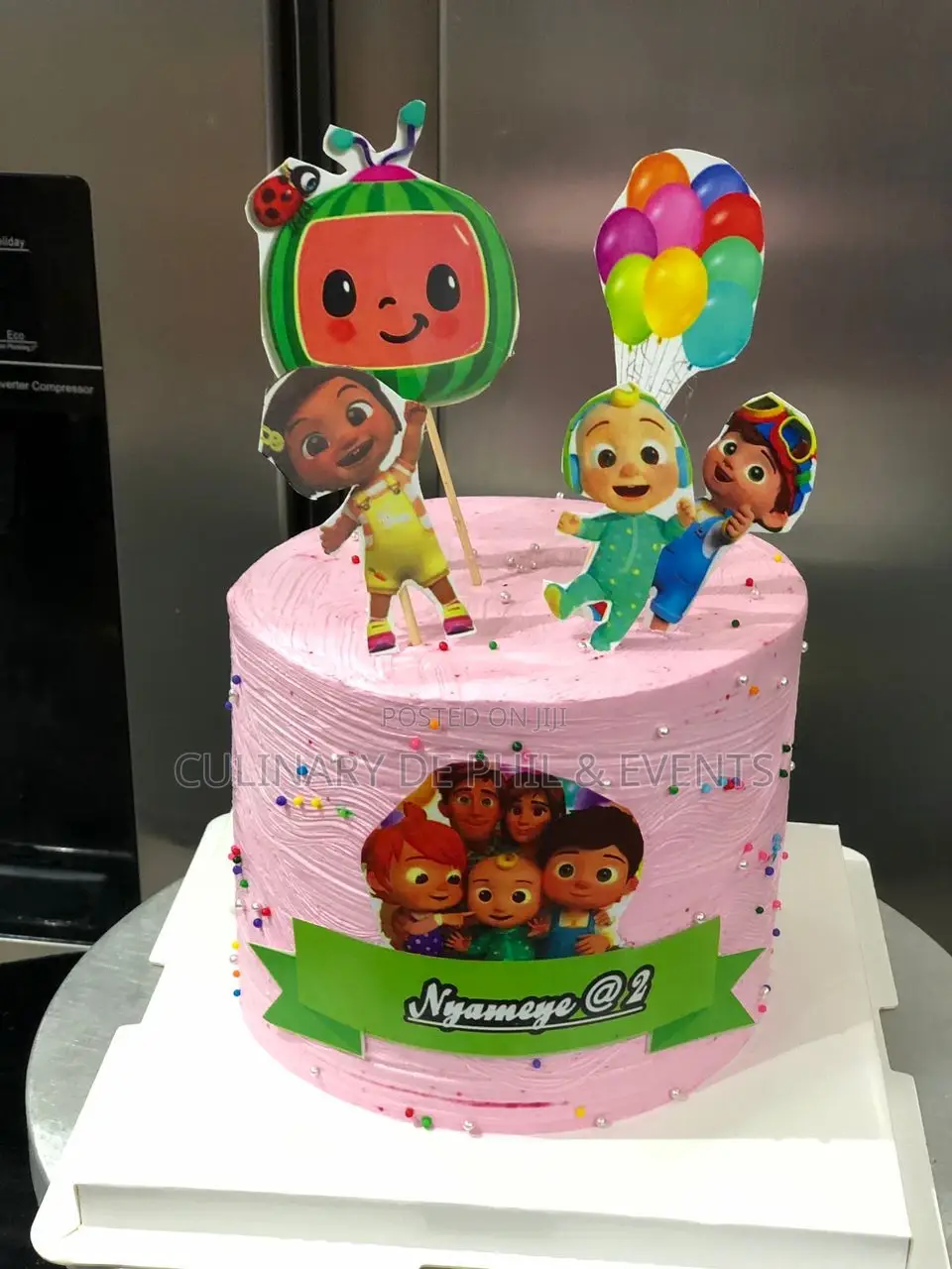6inches 2layers of Cocomelon Cake