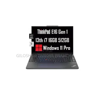 New Laptop Lenovo ThinkPad E16 G1 16GB Intel Core I7 SSD 500GB
