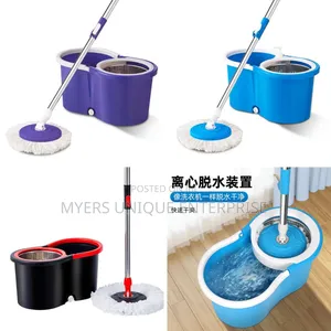 360 Spin Mop Bucket With 2 Mop Heads