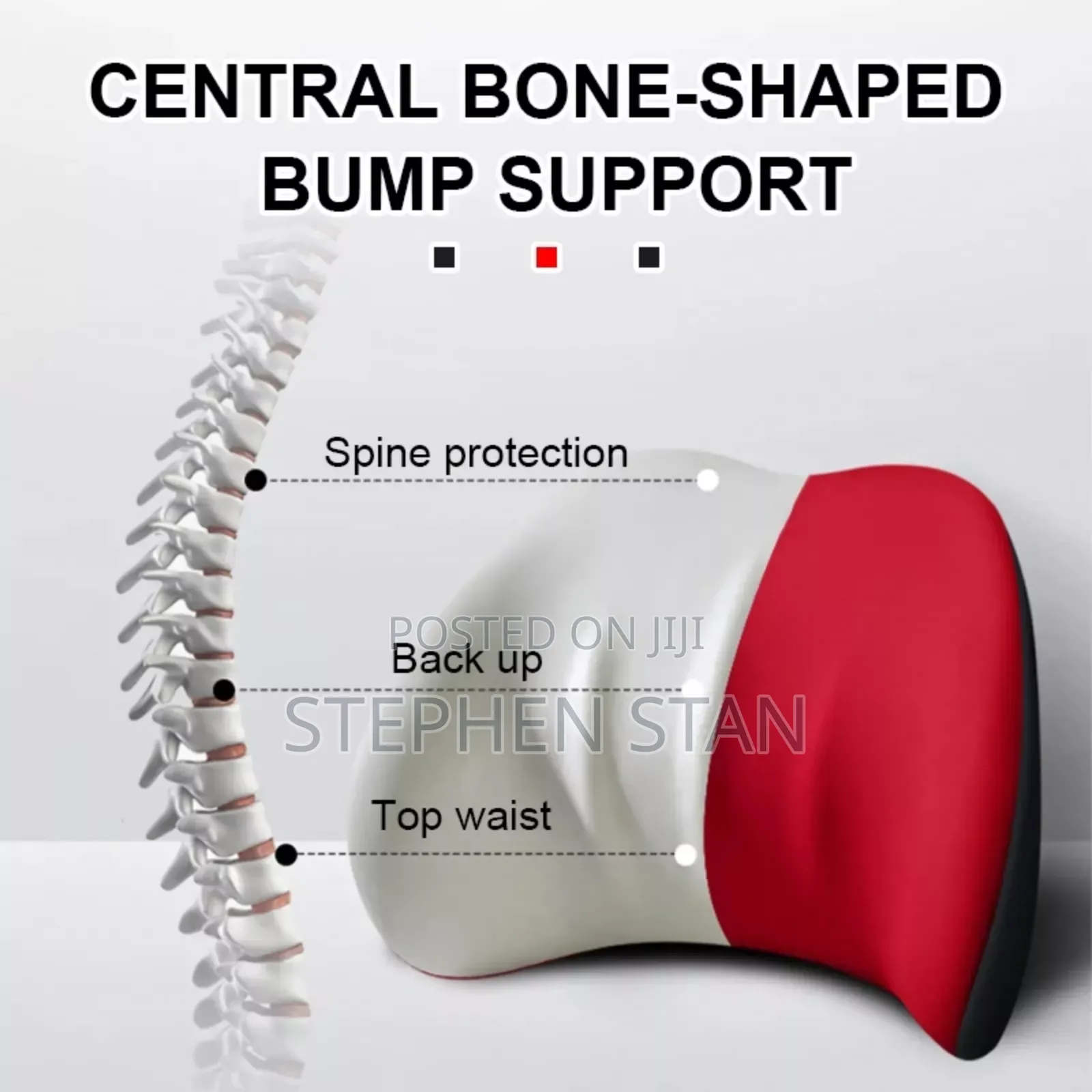 Car Lumbar Support Pillow Auto Neck and Waist K Pillow