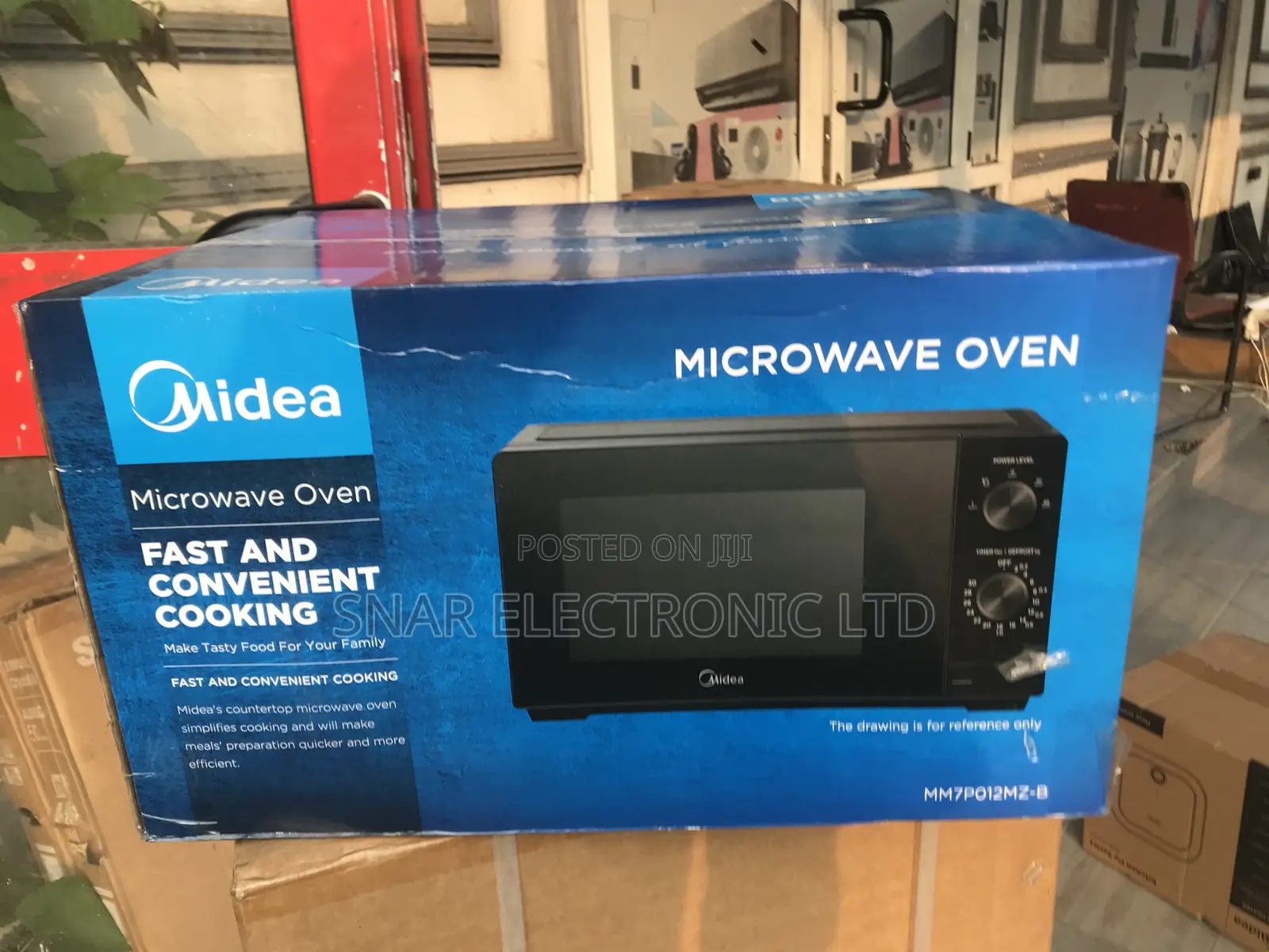 Highly Nicely MIDEA-20LTR-MICROWAVE-SOLO-MM7P012MZ-B BLACK