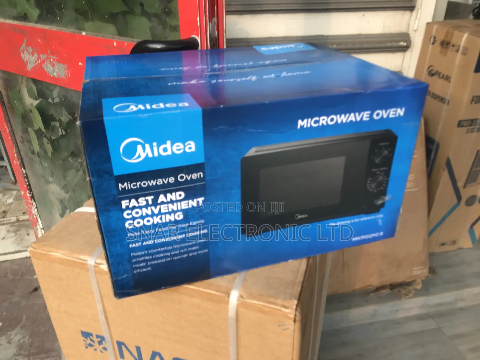 Highly Safety MIDEA-20LTR-MICROWAVE-SOLO-MM7P012MZ-B BLACK