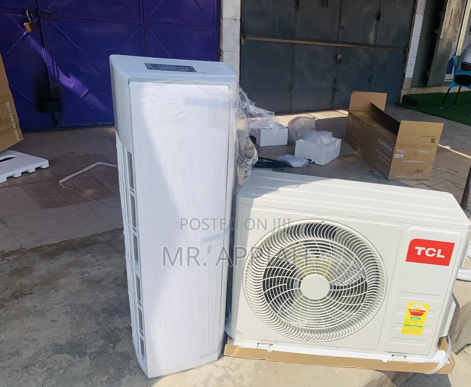 Uniquely Designed TCL R410 Gas Split Type Electric Ac