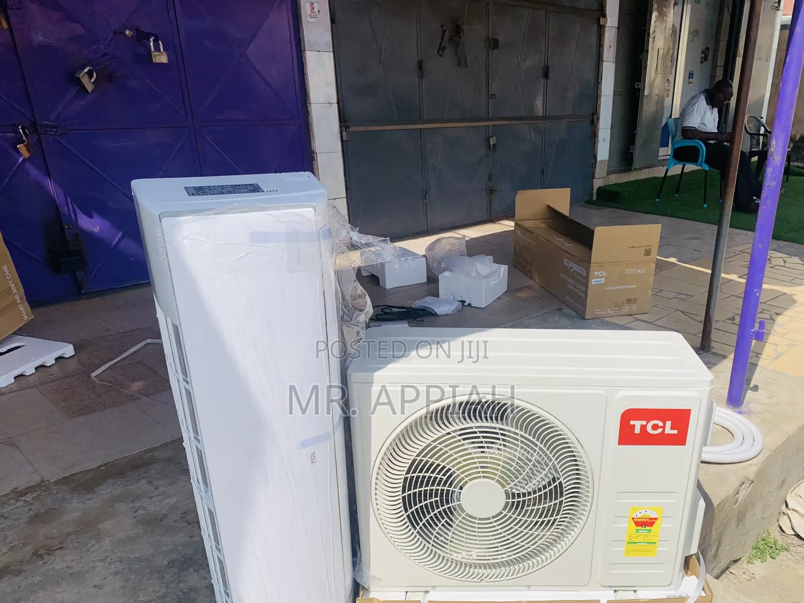 Uniquely Designed Split Type TCL 2.0hp Air Conditioner.