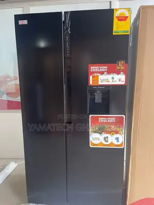 Zara Side by Side Refrigerator With Dispenser + Led Display