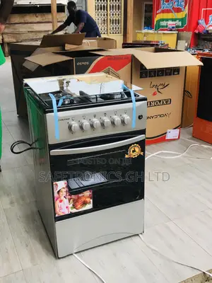 Durable (Gray) 50by50 4 Burner Gas Oven: Grill 