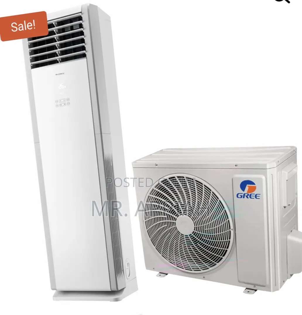 Quality Yet Affordable Gree 5.0hp Floor Standing Ac(White).