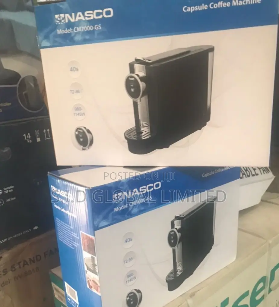 Nasco 1200 Watt Caffee Maker Cafe-Cm7000-Gs