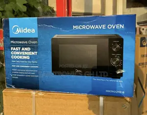 New 19L MM7P012MZ-B Countertop Midea Microwave (Black)