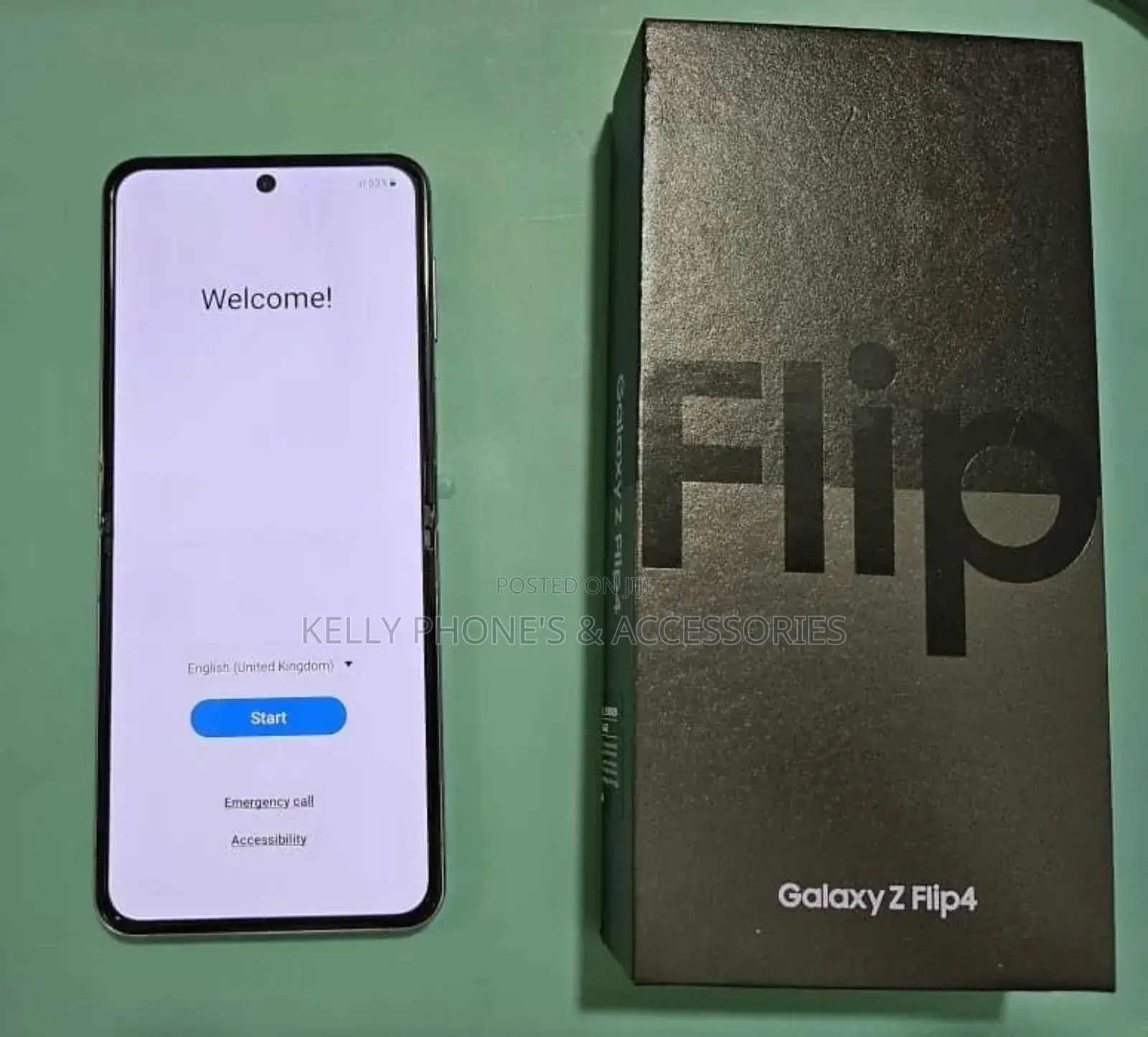 New Samsung Galaxy Z Flip4 128 GB Black