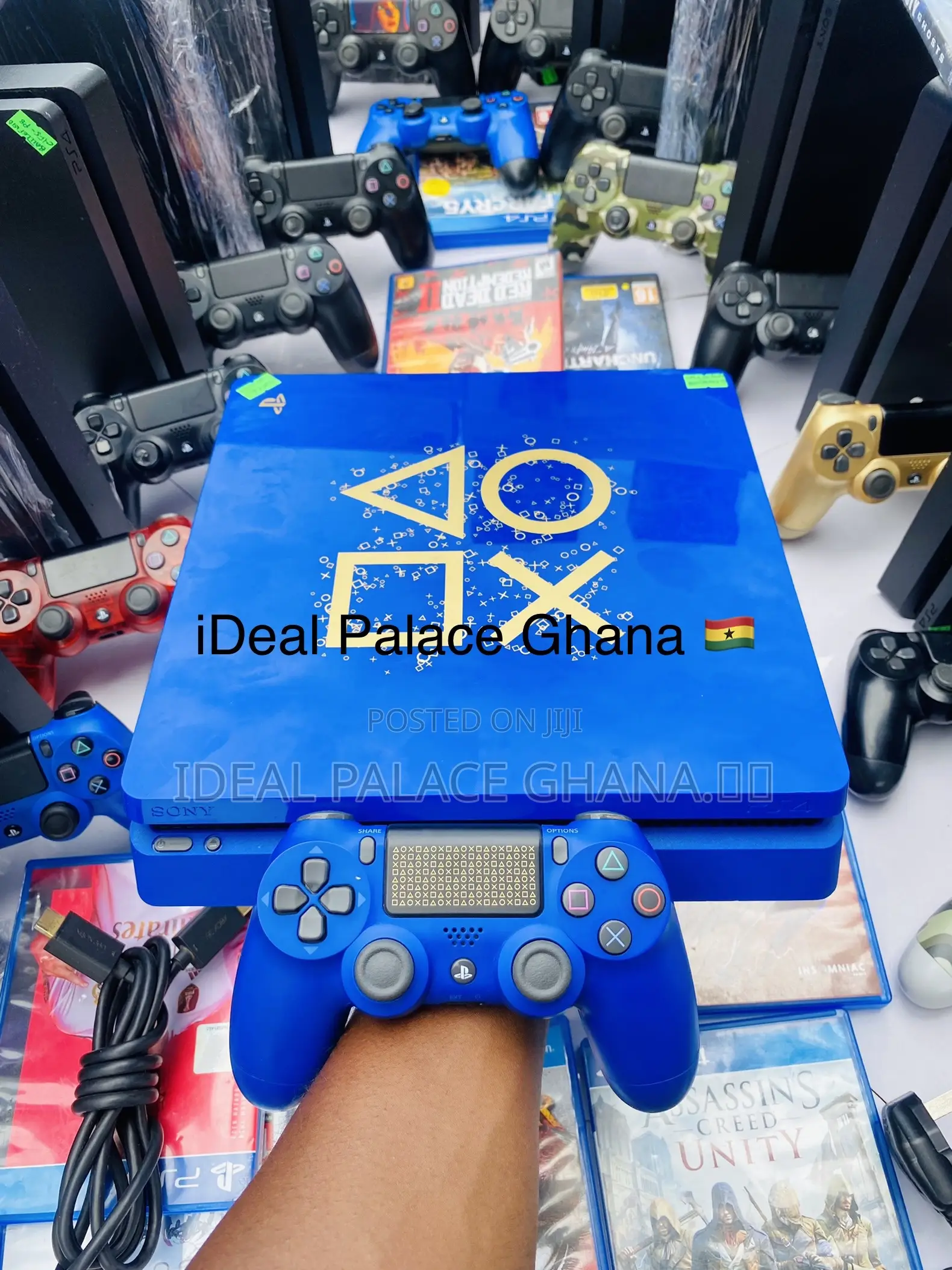Limited Blue Edition Ps4 Slim 10 Games