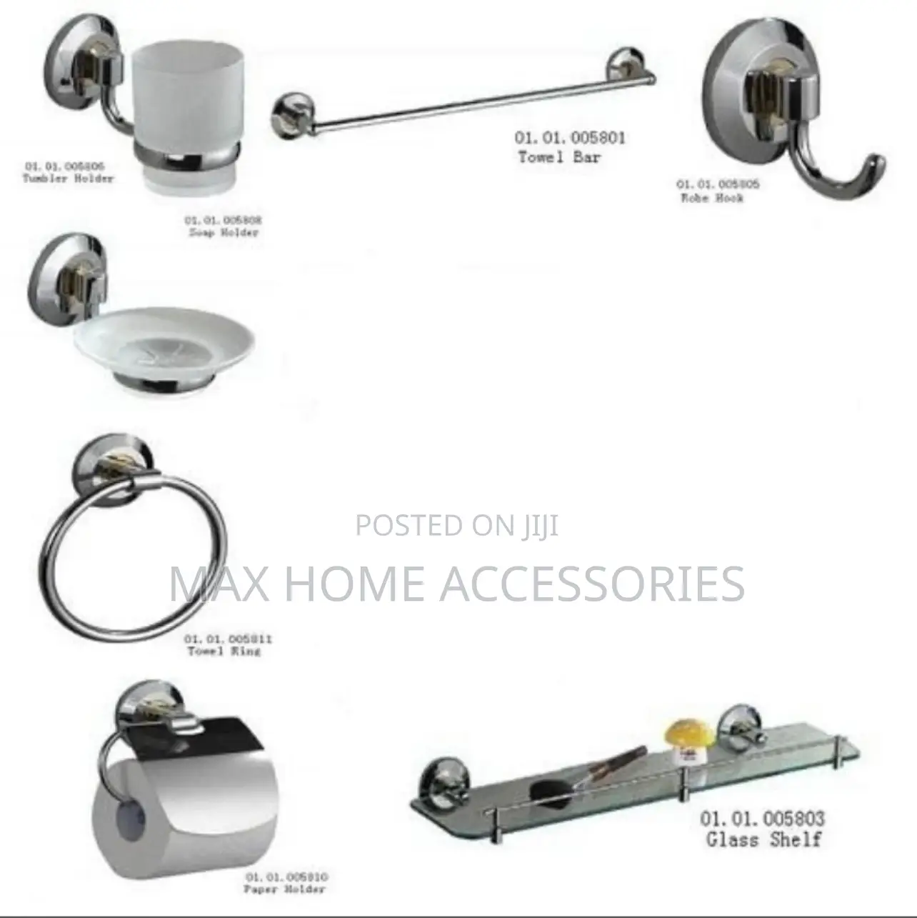 Brimix Crome Accessories