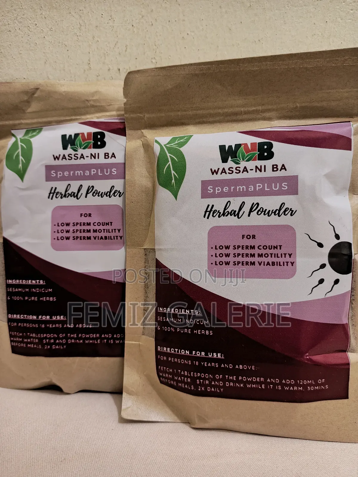 Wassa-Nii Ba Spermaplus Tea
