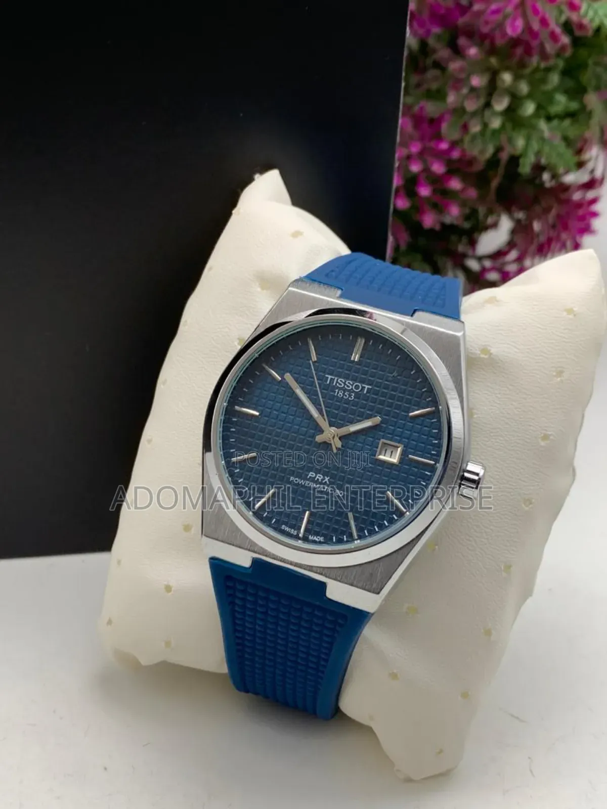 Anti-fade Tissot Powermatic Rubber Strap Watch Swiss Made