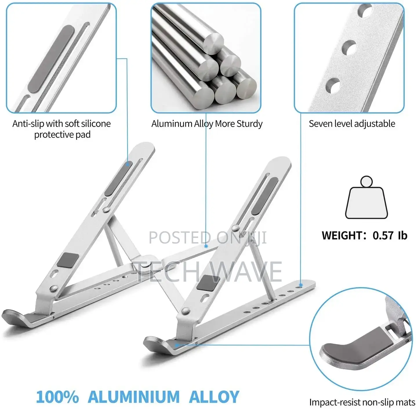 Metallic Laptop Stand