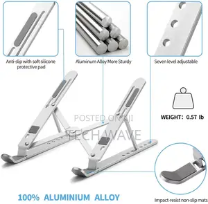 Metallic Laptop Stand