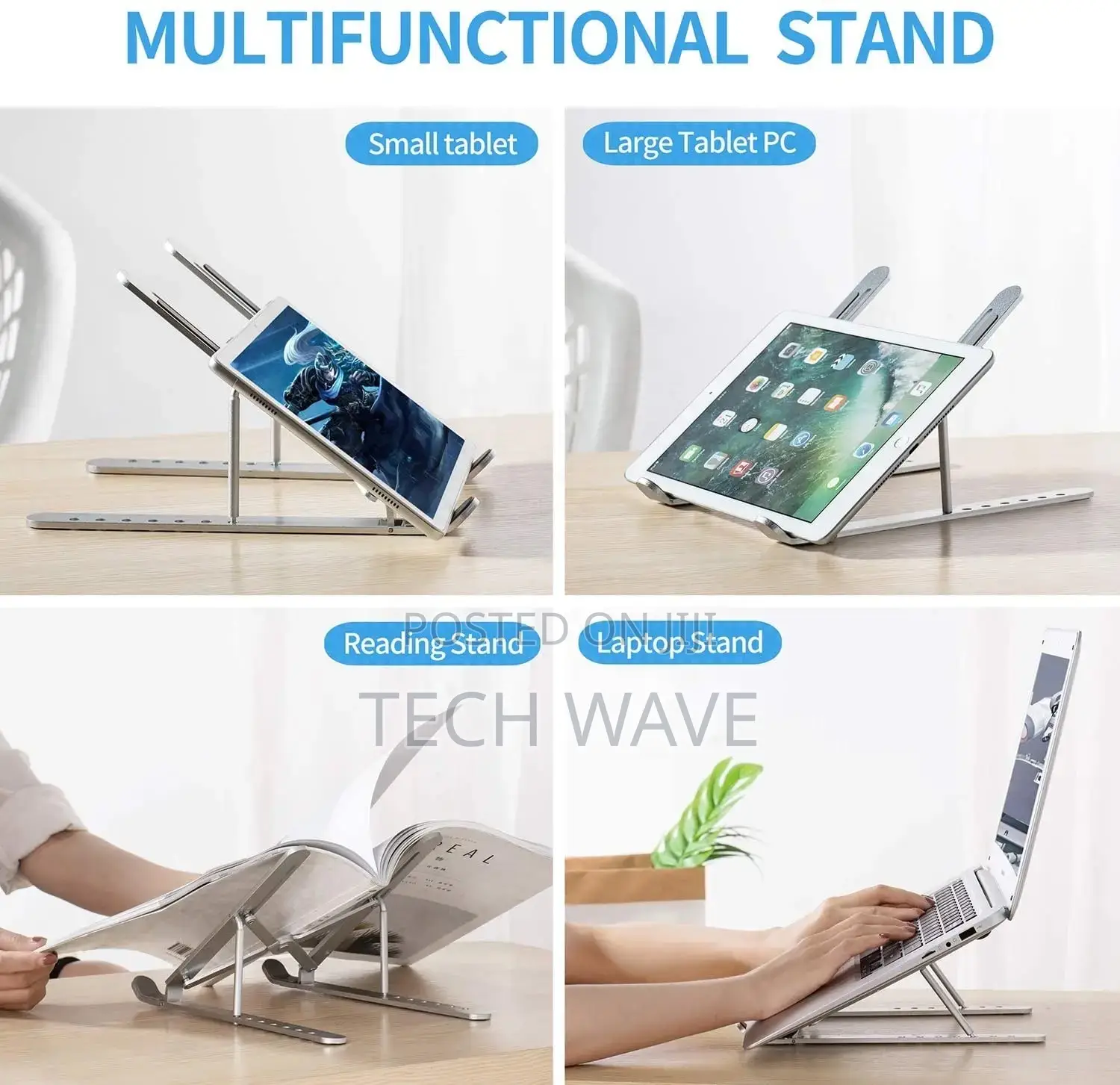 Metallic Laptop Stand