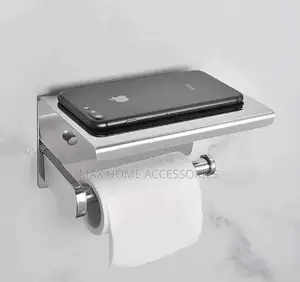 Phone Rest Toilet Roll Holder