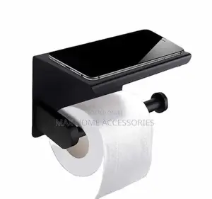 Phone Rest Toilet Roll Holder