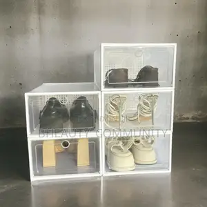 4 PCS Shoe Storage Boxes