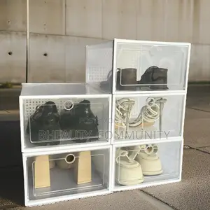 4 PCS Shoe Storage Boxes