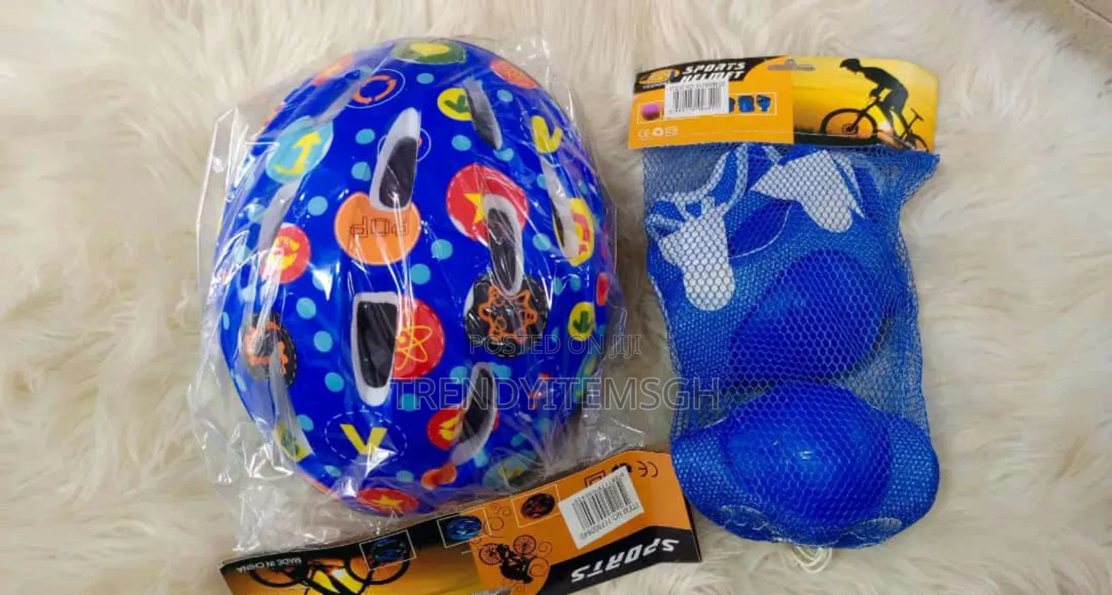 Kid Helmet Protective Gear Set