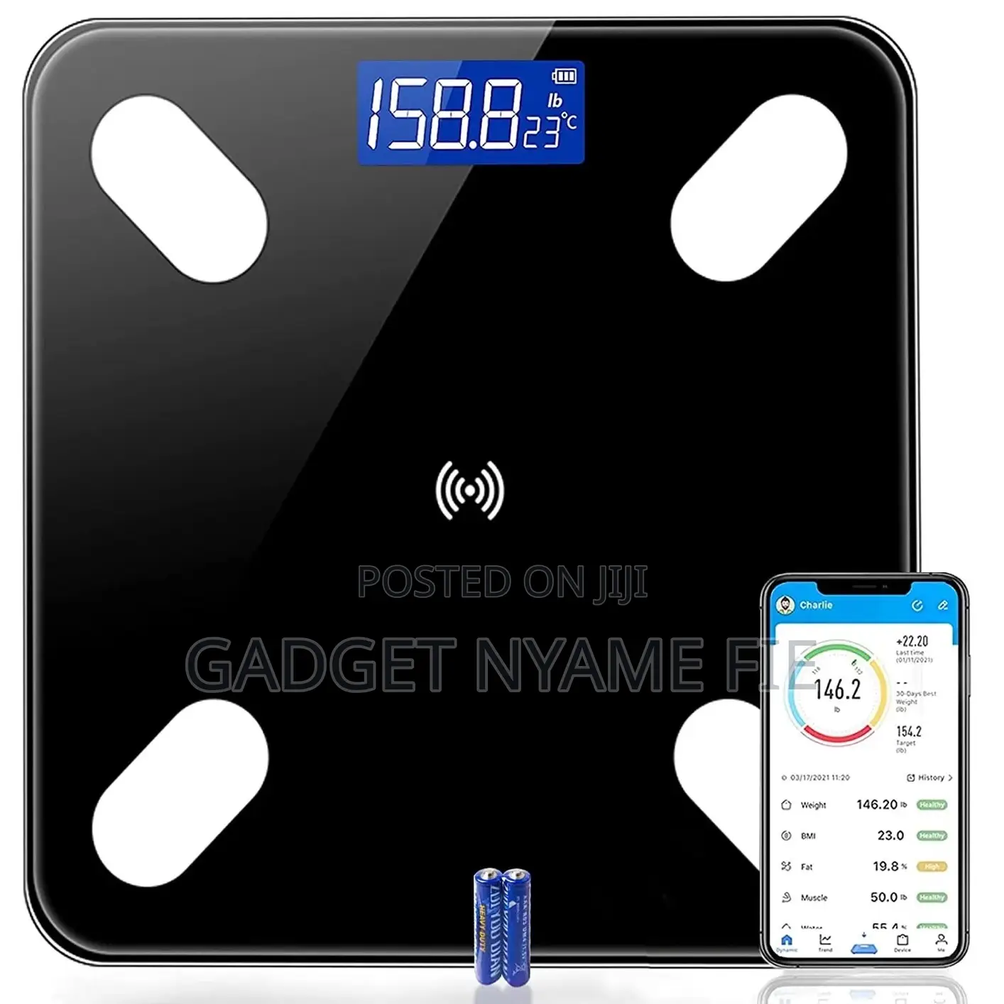 Smart Digital Bluetooth Bathroom Scale