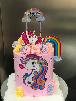 6inches, 3layers Unicorn Cake