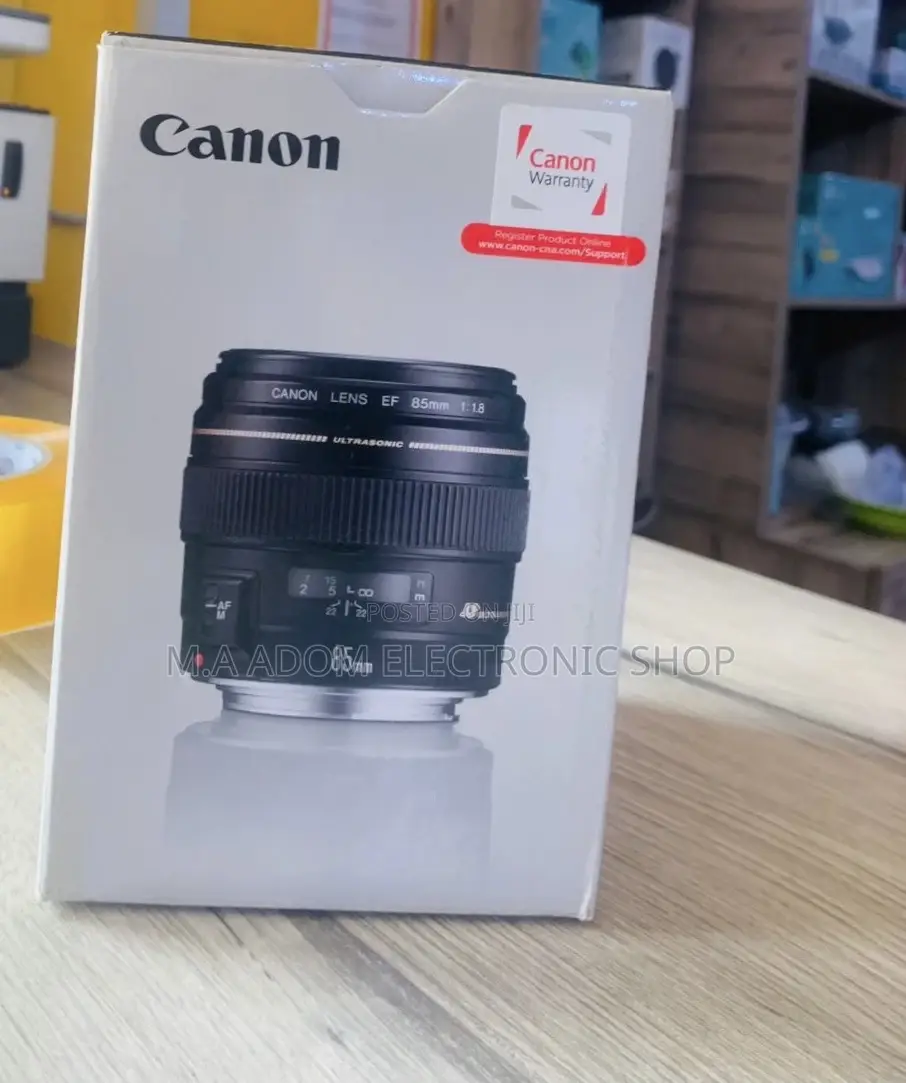 Canon EF 85mm Telephoto Lens for Canon SLR Cameras