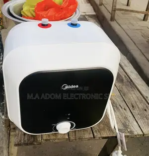 Midea 15ltr Electric Water Heater(Black/White).